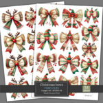 52-rustic-christmas-bows-with-elves-hat-reindeer