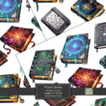 wizard-magical-books-fussy-cuts-a4-collage-sheet-for-scrapbooking-ww